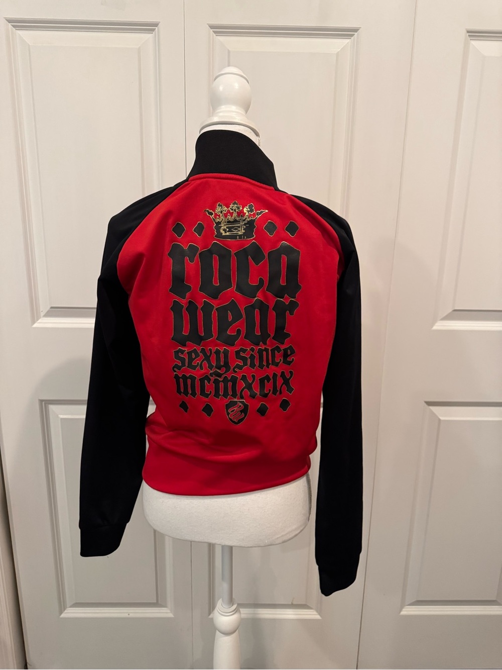 Rocawear Red & Black Full Zip Track Jacket XL Sexy Since MCMXCIX Y2K - Picture 5 of 16